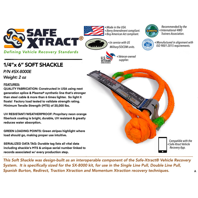 Safe-Xtract Soft Shackle - Safe-Xtract®